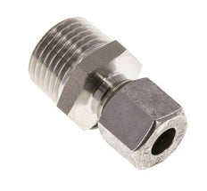 Racor de corte recto de acero inoxidable 8L y R1/2'' con rosca macho 315 bar ISO 8434-1