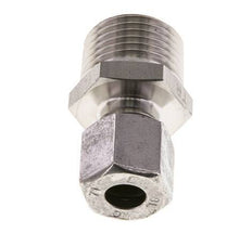 Racor de corte recto de acero inoxidable 8L y R1/2'' con rosca macho 315 bar ISO 8434-1