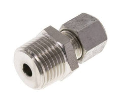 Racor de corte recto de acero inoxidable 8L y R1/2'' con rosca macho 315 bar ISO 8434-1