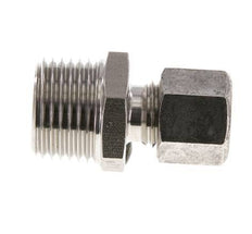 Racor de corte recto de acero inoxidable 8L y R1/2'' con rosca macho 315 bar ISO 8434-1