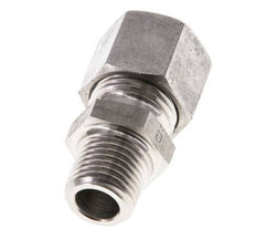Racor de corte recto de acero inoxidable 10L y R1/4'' con rosca macho 315 bar ISO 8434-1