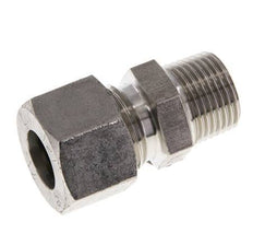 Racor de corte recto de acero inoxidable 12L y R3/8'' con rosca macho 315 bar ISO 8434-1