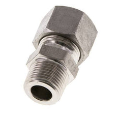 Racor de corte recto de acero inoxidable 12L y R3/8'' con rosca macho 315 bar ISO 8434-1