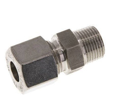 Racor de corte recto de acero inoxidable 10L y R3/8'' con rosca macho 630 bar ISO 8434-1