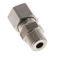 Racor de corte recto de acero inoxidable 10L y R3/8'' con rosca macho 630 bar ISO 8434-1