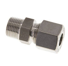 Racor de corte recto de acero inoxidable 10L y R3/8'' con rosca macho 630 bar ISO 8434-1