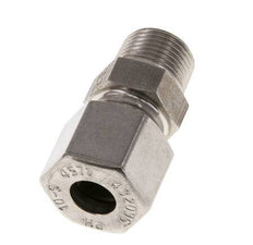 Racor de corte recto de acero inoxidable 10L y R3/8'' con rosca macho 630 bar ISO 8434-1