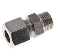 Accesorio de corte recto de acero inoxidable 14S y R1/2'' con rosca macho 630 bar ISO 8434-1