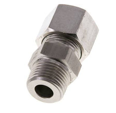 Accesorio de corte recto de acero inoxidable 14S y R1/2'' con rosca macho 630 bar ISO 8434-1