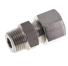 Accesorio de corte recto de acero inoxidable 14S y R1/2'' con rosca macho 630 bar ISO 8434-1