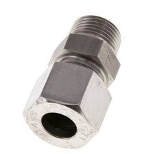 Accesorio de corte recto de acero inoxidable 14S y R1/2'' con rosca macho 630 bar ISO 8434-1