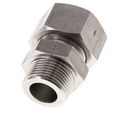 Accesorio de corte recto de acero inoxidable de 25L y R1'' con rosca macho 400 bar ISO 8434-1