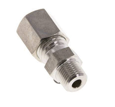 Racor de compresión recto de acero inoxidable 6L y R1/8'' con rosca macho 315 bar ISO 8434-1