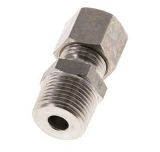 Racor de compresión recto de acero inoxidable 8L y R3/8'' con rosca macho 315 bar ISO 8434-1