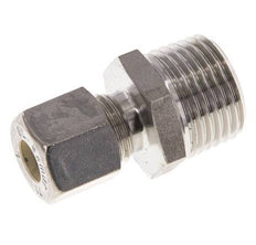 Racor de compresión recto de acero inoxidable 8L y R1/2'' con rosca macho 315 bar ISO 8434-1