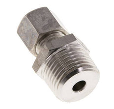 Racor de compresión recto de acero inoxidable 8L y R1/2'' con rosca macho 315 bar ISO 8434-1