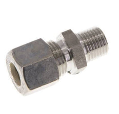 Racor de compresión recto de acero inoxidable 10L y R1/4'' con rosca macho 315 bar ISO 8434-1