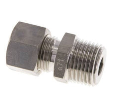 Racor de compresión recto de acero inoxidable 12L y R1/2'' con rosca macho 315 bar ISO 8434-1