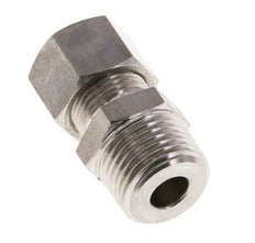 Racor de compresión recto de acero inoxidable 12L y R1/2'' con rosca macho 315 bar ISO 8434-1
