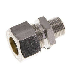 Racor de compresión recto de acero inoxidable 15L y R3/8'' con rosca macho 315 bar ISO 8434-1