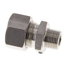 Racor de compresión recto de acero inoxidable 15L y R3/8'' con rosca macho 315 bar ISO 8434-1