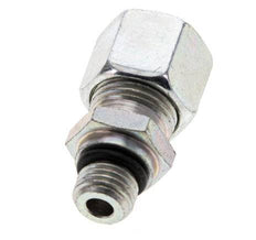 10L y UNF 7/16''-20 Racor de corte recto de acero galvanizado con rosca macho 315 bar ISO 8434-1