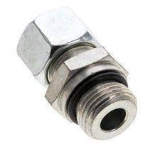 12L y UNF 3/4''-16 Racor de corte recto de acero galvanizado con rosca macho 315 bar ISO 8434-1