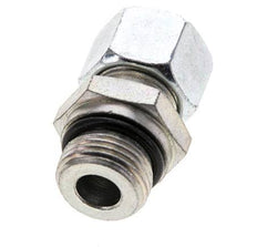 12L y UNF 3/4''-16 Racor de corte recto de acero galvanizado con rosca macho 315 bar ISO 8434-1