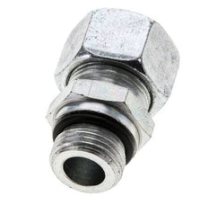 15L y UNF 3/4''-16 Racor de corte recto de acero galvanizado con rosca macho 315 bar ISO 8434-1