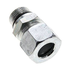 15L y UNF 3/4''-16 Racor de corte recto de acero galvanizado con rosca macho 315 bar ISO 8434-1