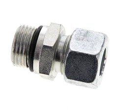 15L & UNF 7/8''-14 Racor recto de acero zincado con rosca macho 315 bar ISO 8434-1