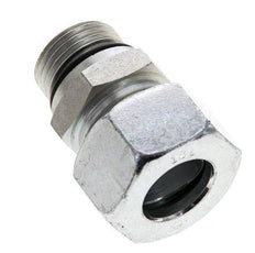 18L & UNF 7/8''-14 Racor recto de acero zincado con rosca macho 315 bar ISO 8434-1