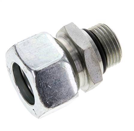 22L y UNF 7/8''-14 Racor de corte recto de acero galvanizado con rosca macho 160 bar ISO 8434-1
