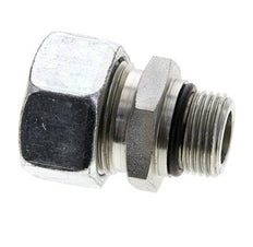 22L y UNF 7/8''-14 Racor de corte recto de acero galvanizado con rosca macho 160 bar ISO 8434-1