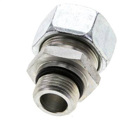 22L y UNF 7/8''-14 Racor de corte recto de acero galvanizado con rosca macho 160 bar ISO 8434-1