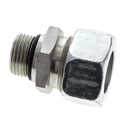 22L y UNF 7/8''-14 Racor de corte recto de acero galvanizado con rosca macho 160 bar ISO 8434-1
