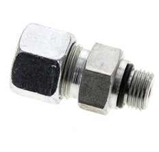 12S y UNF 9/16''-18 Racor de corte recto de acero galvanizado con rosca macho 630 bar ISO 8434-1