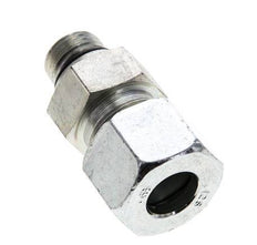 12S y UNF 9/16''-18 Racor de corte recto de acero galvanizado con rosca macho 630 bar ISO 8434-1