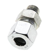 12S y UNF 9/16''-18 Racor de corte recto de acero galvanizado con rosca macho 630 bar ISO 8434-1