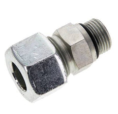 16S y UNF 3/4''-16 Racor de corte recto de acero galvanizado con rosca macho 400 bar ISO 8434-1