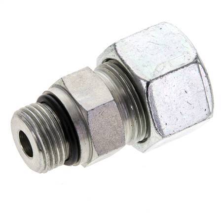 16S y UNF 3/4''-16 Racor de corte recto de acero galvanizado con rosca macho 400 bar ISO 8434-1
