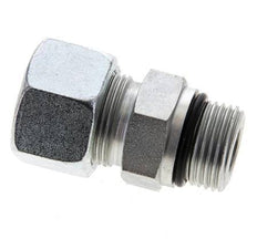 16S y UNF 7/8''-14 Racor de corte recto de acero galvanizado con rosca macho 400 bar ISO 8434-1