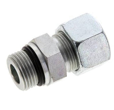 16S y UNF 7/8''-14 Racor de corte recto de acero galvanizado con rosca macho 400 bar ISO 8434-1