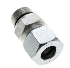 16S y UNF 7/8''-14 Racor de corte recto de acero galvanizado con rosca macho 400 bar ISO 8434-1