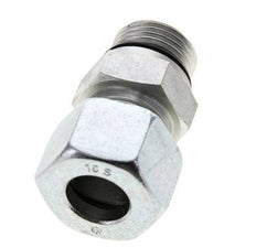 16S y UNF 7/8''-14 Racor de corte recto de acero galvanizado con rosca macho 400 bar ISO 8434-1