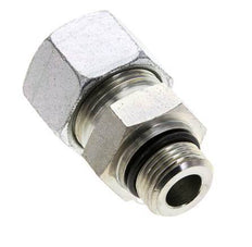 20S y UNF 7/8''-14 Racor de corte recto de acero galvanizado con rosca macho 400 bar ISO 8434-1