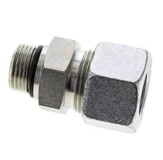 20S y UNF 7/8''-14 Racor de corte recto de acero galvanizado con rosca macho 400 bar ISO 8434-1