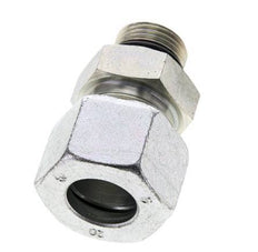 20S y UNF 7/8''-14 Racor de corte recto de acero galvanizado con rosca macho 400 bar ISO 8434-1