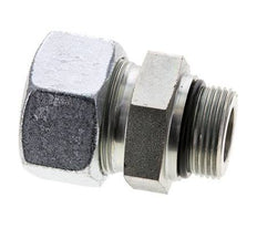 30S y UN 1-5/16''-12 Racor de corte recto de acero galvanizado con rosca macho 400 bar ISO 8434-1
