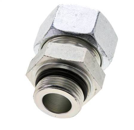 30S y UN 1-5/16''-12 Racor de corte recto de acero galvanizado con rosca macho 400 bar ISO 8434-1
